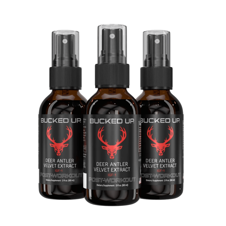 3 Bottles - Deer Antler Velvet Spray - Bulk