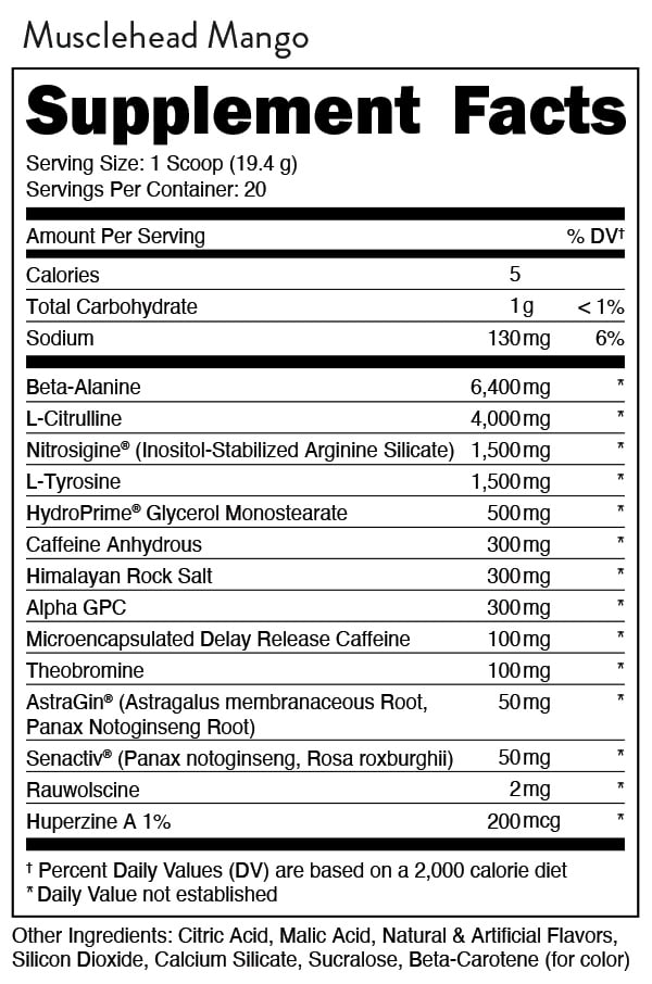 Image of Mother Bucker Pre-Workout