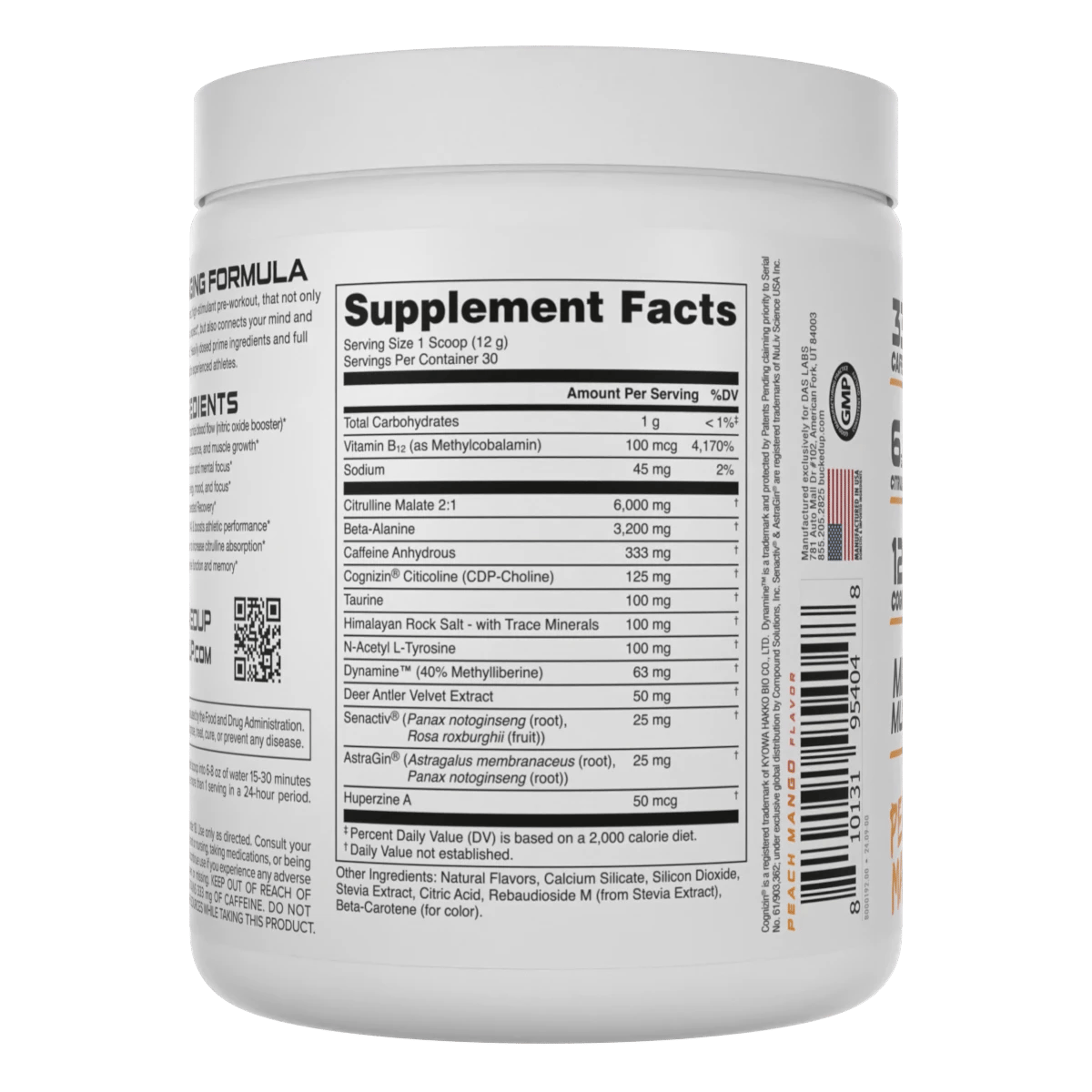Image of All-Natural BAMF Pre-Workout | Nootropic + Clean Energy Formula