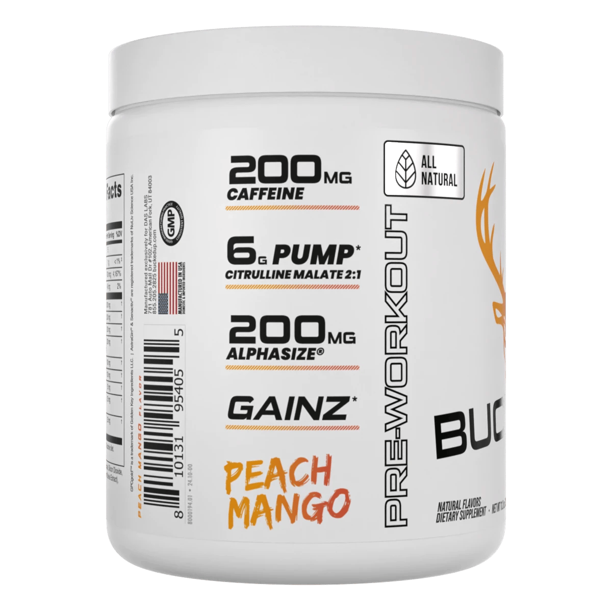 Image of All-Natural Bucked Up Pre-Workout | Balanced, Everyday Performance