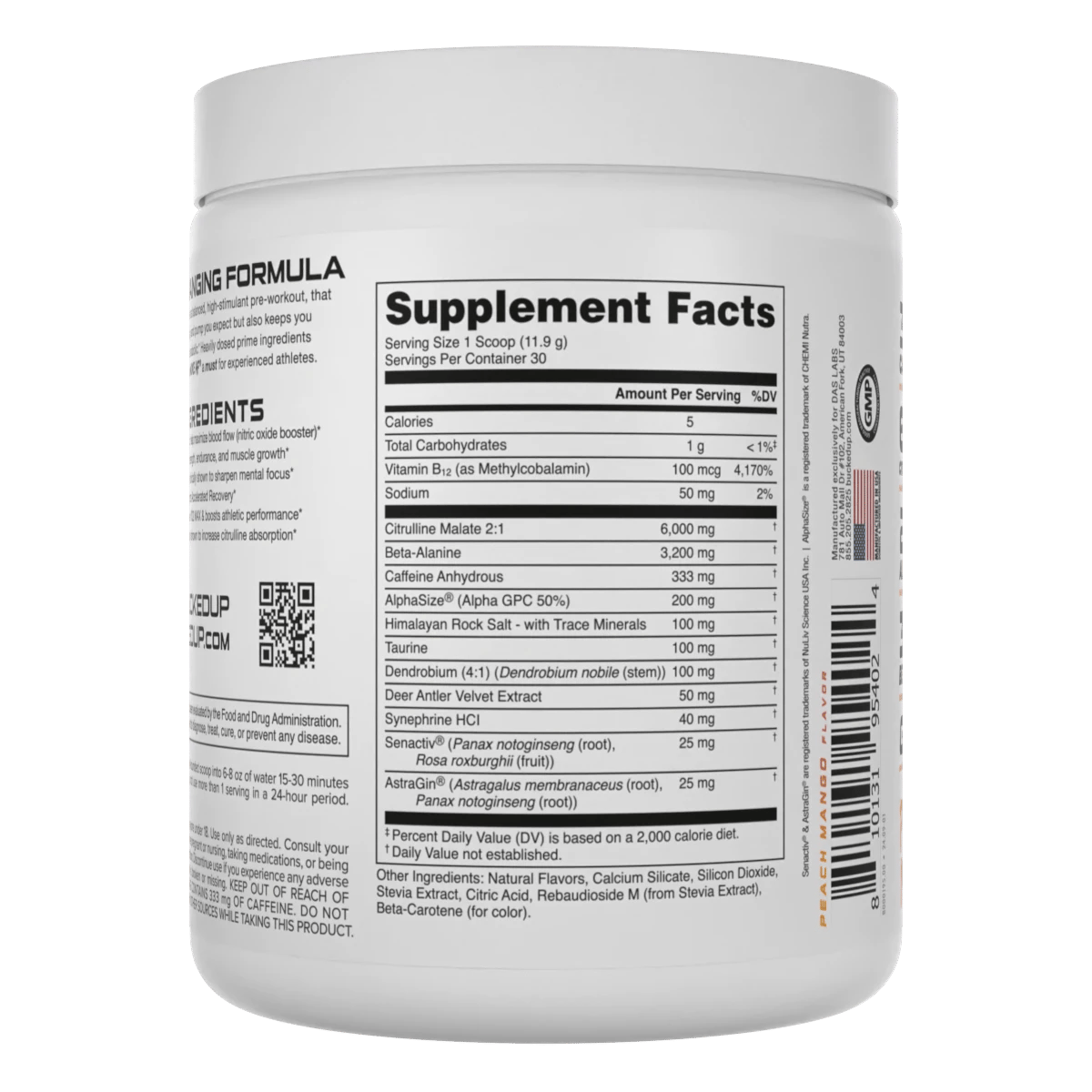 Image of All-Natural WOKE AF Pre-Workout | High-Stim Natural Energy Formula