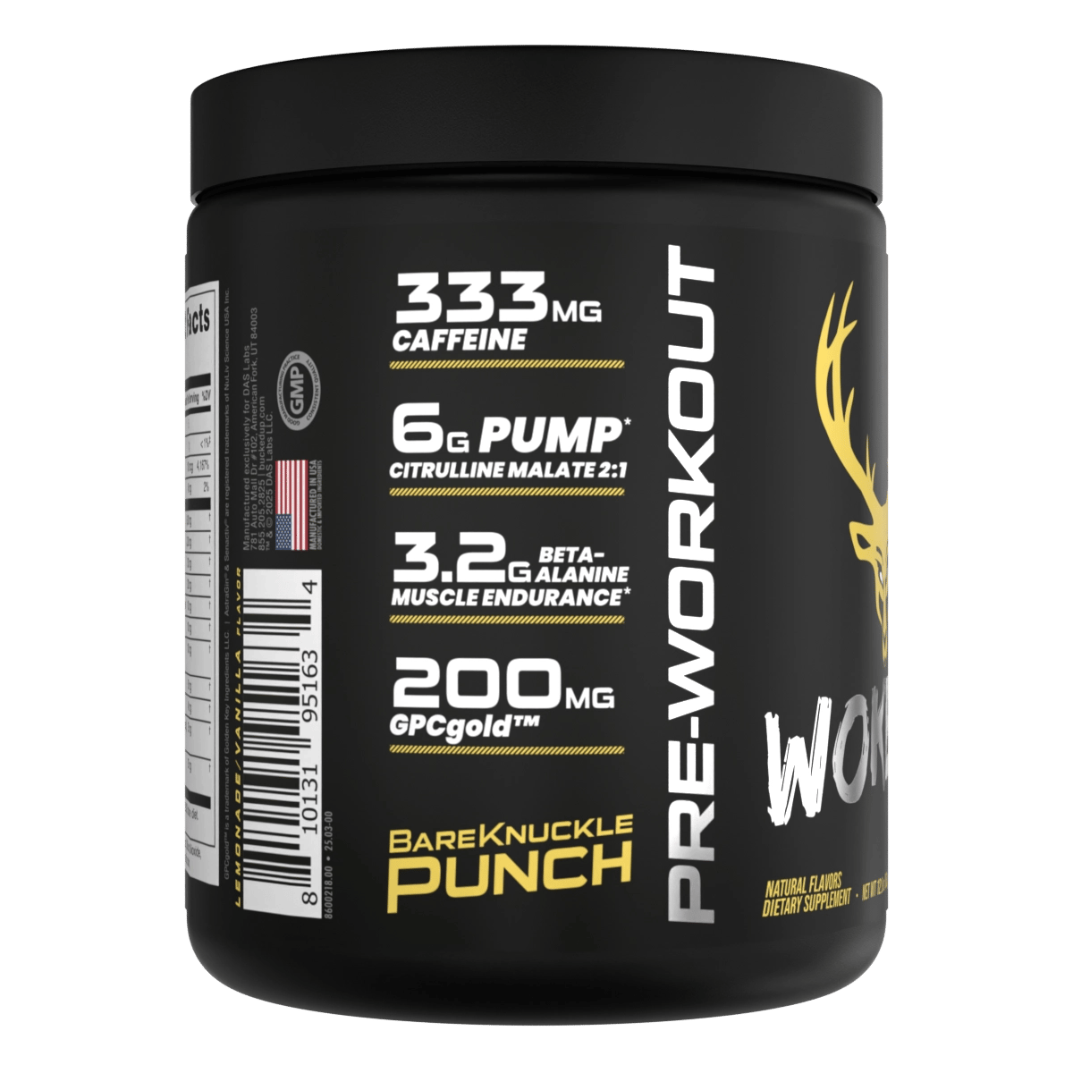 Image of WOKE AF Pre-Workout - BKFC Bare Knuckle Punch