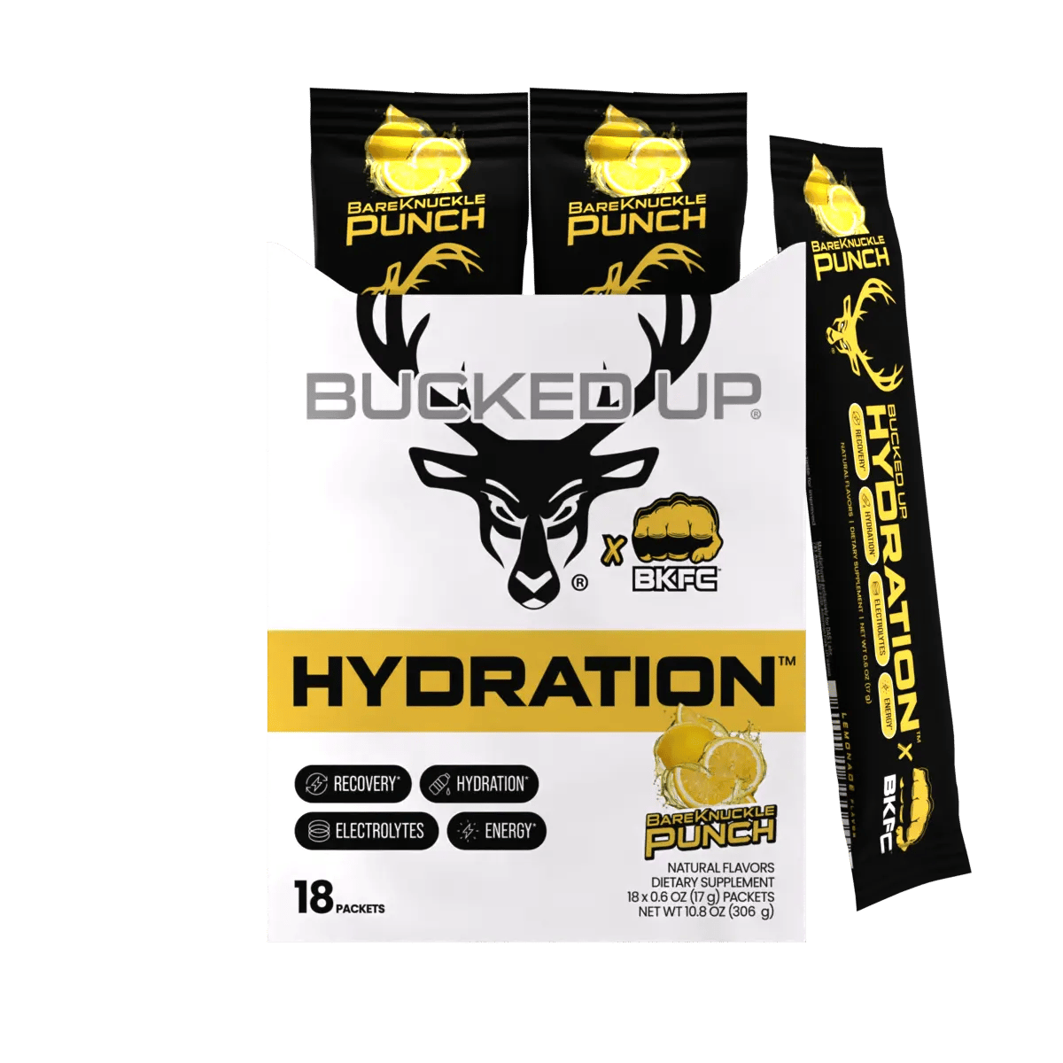 Image of Bucked Up Hydration BKFC Bare Knuckle Punch (18 Count)
