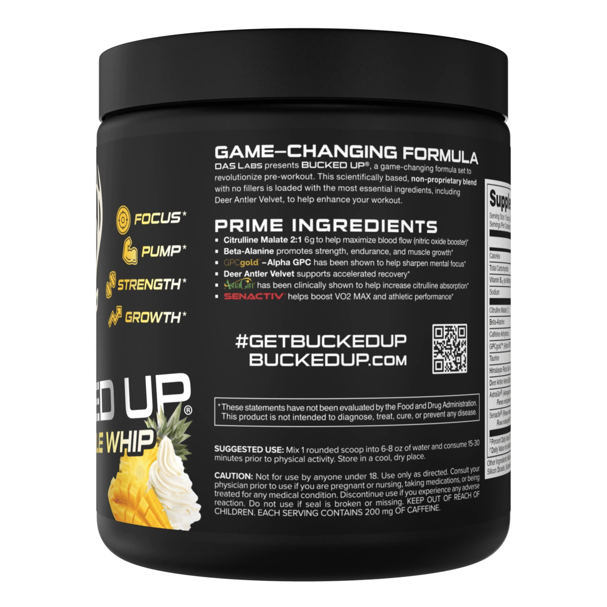 Image of Bucked Up Pre-Workout - Swole Whip