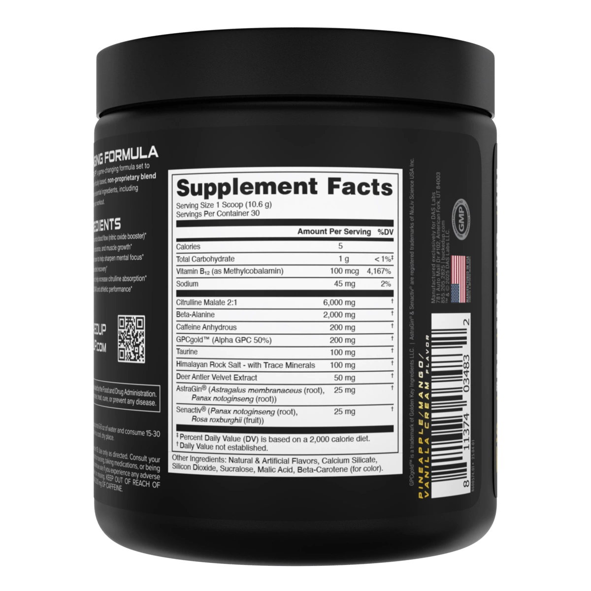 Image of Bucked Up Pre-Workout - Swole Whip