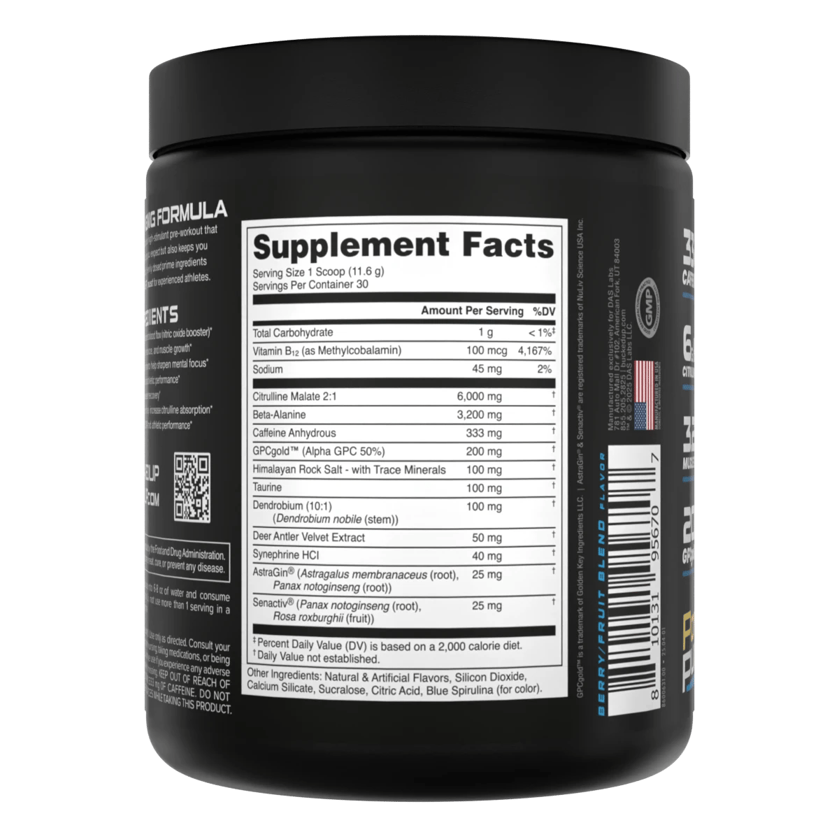 Image of WOKE AF Pre-Workout - BKFC Power Punch