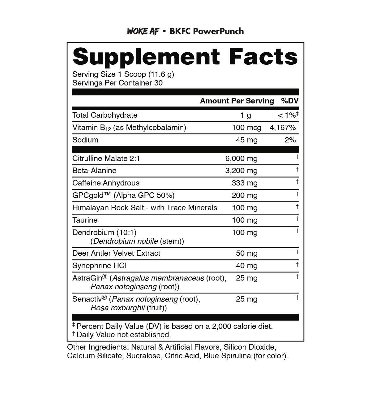 Image of WOKE AF Pre-Workout - BKFC Power Punch