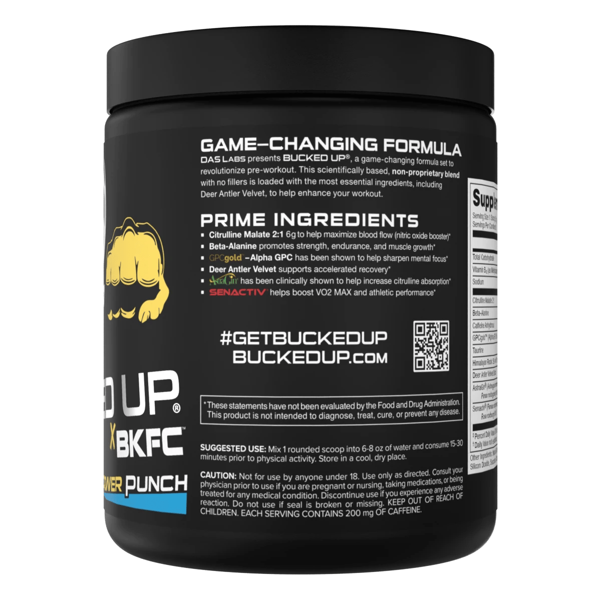 Image of Bucked Up Pre-Workout - BKFC Power Punch