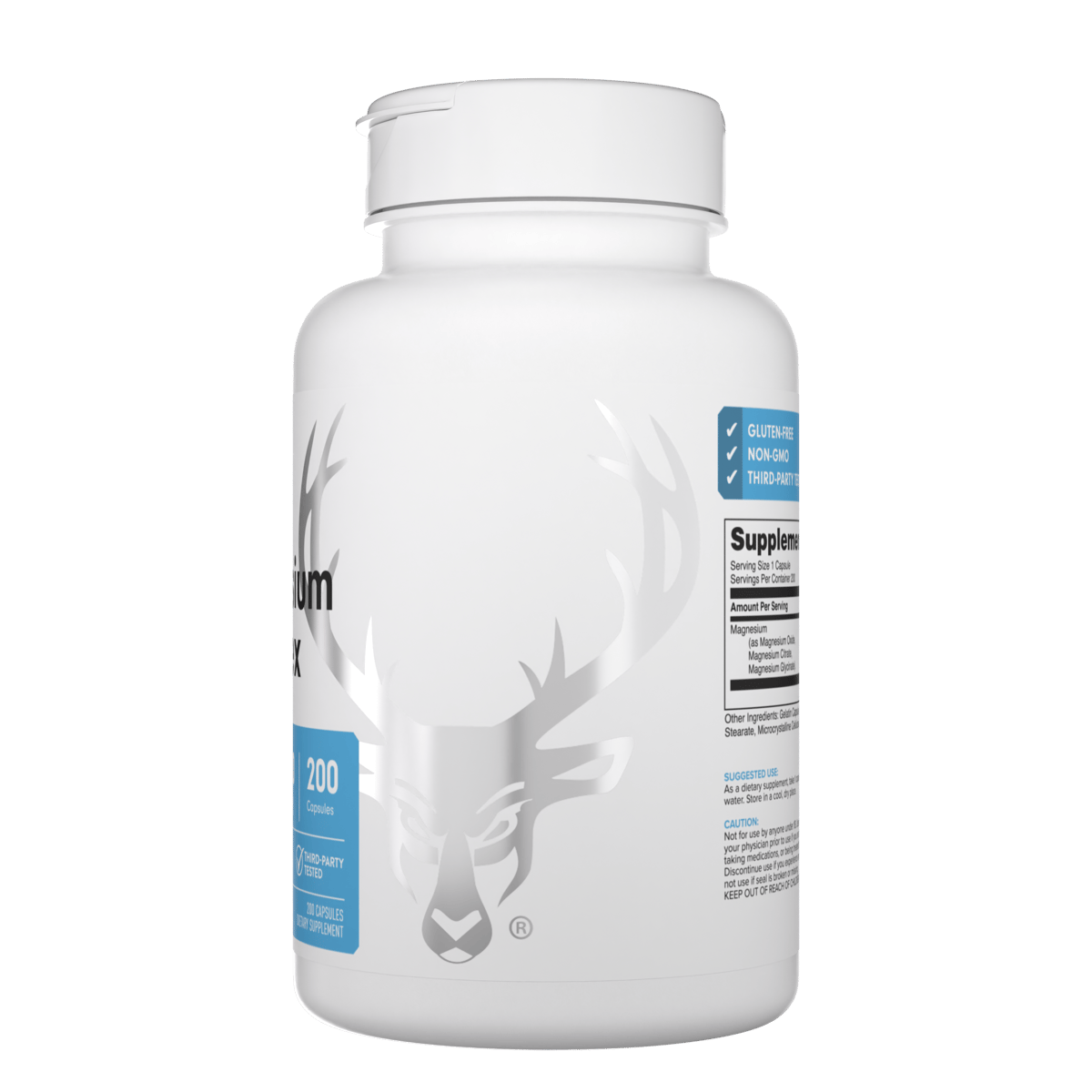 Image of Bucked Up® Triple Magnesium Complex – 200 Capsules - 2 / 5