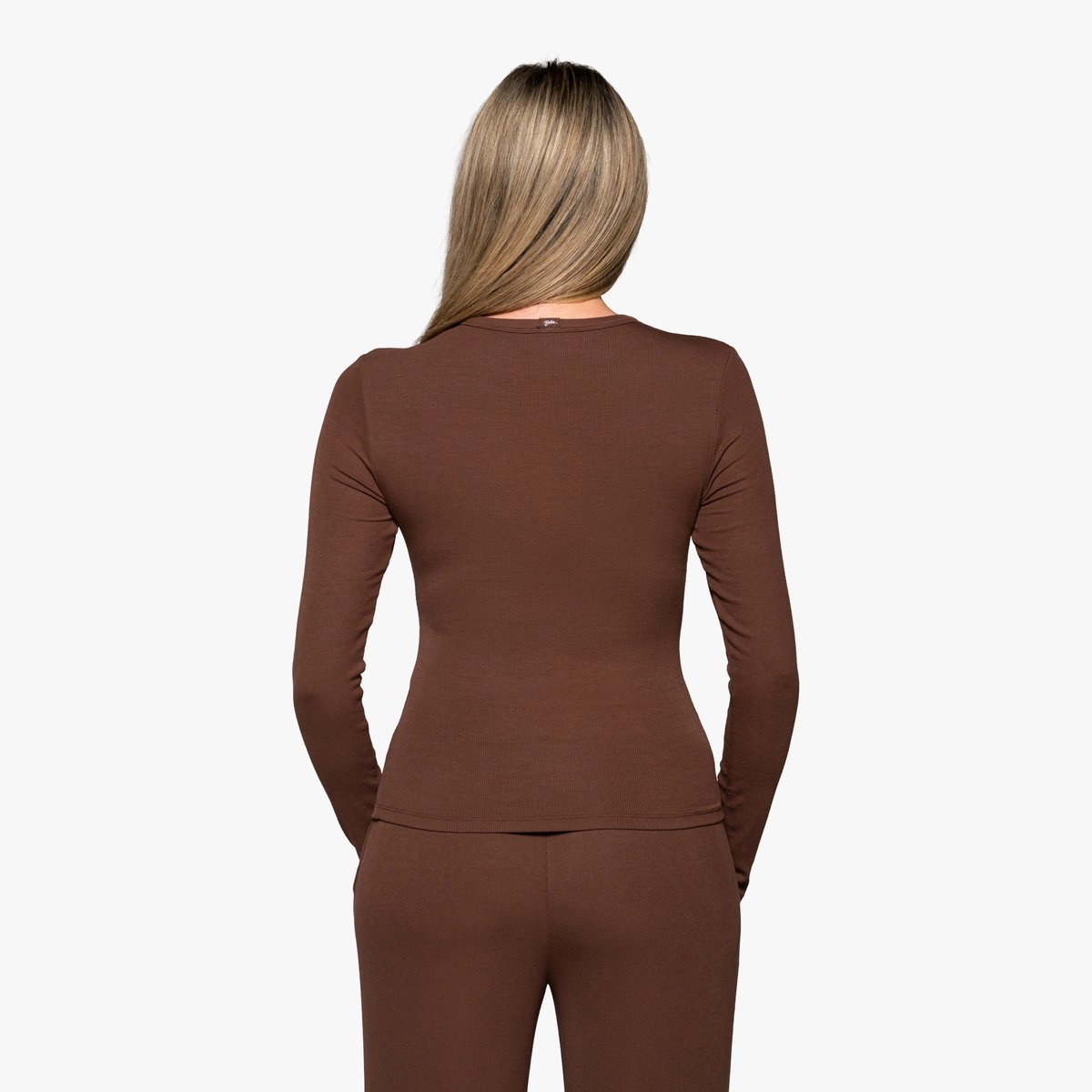 Image of Babe Ribbed Lounge Long Sleeve - 3 / 6