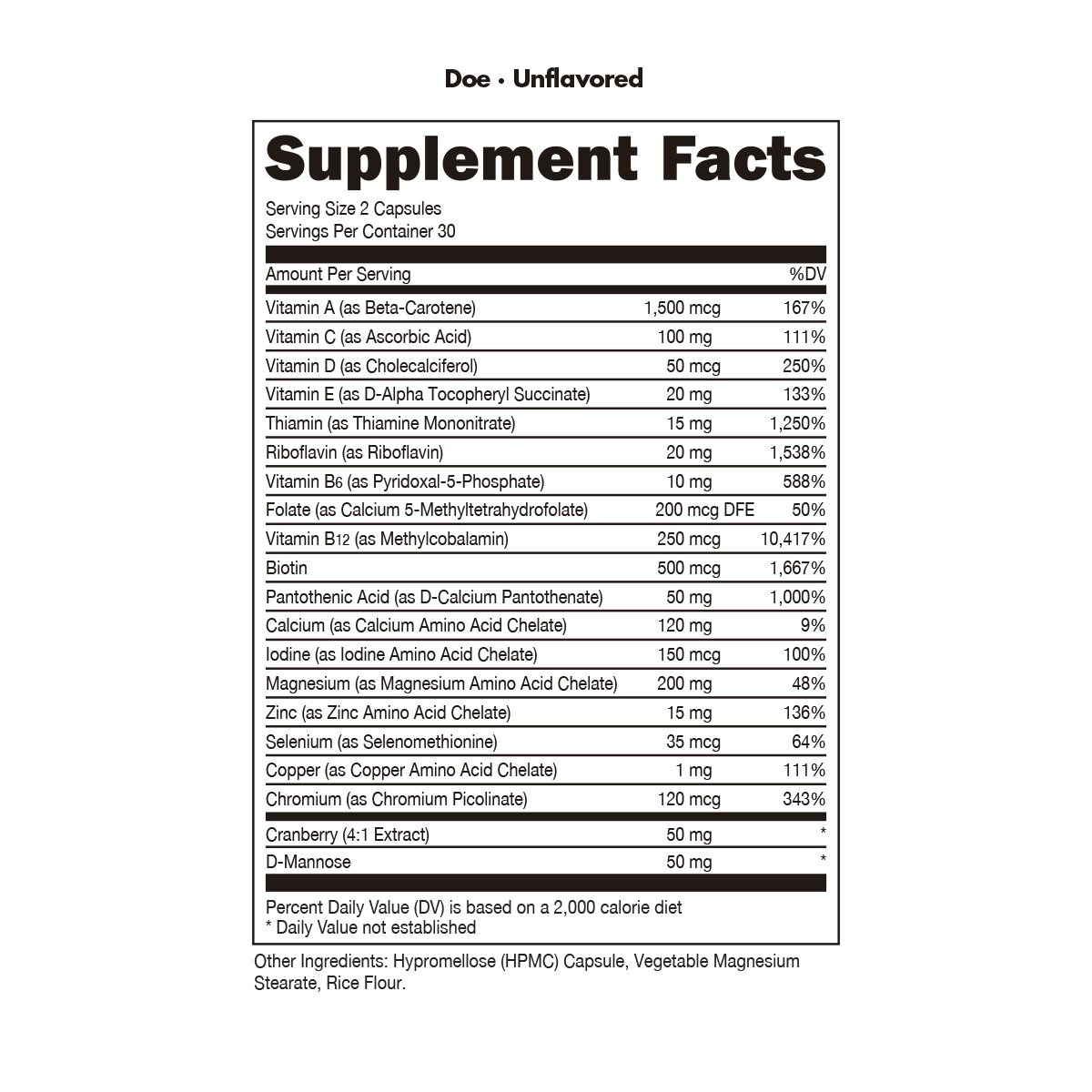 Image of Doe - Full Spectrum Vitamin Formula