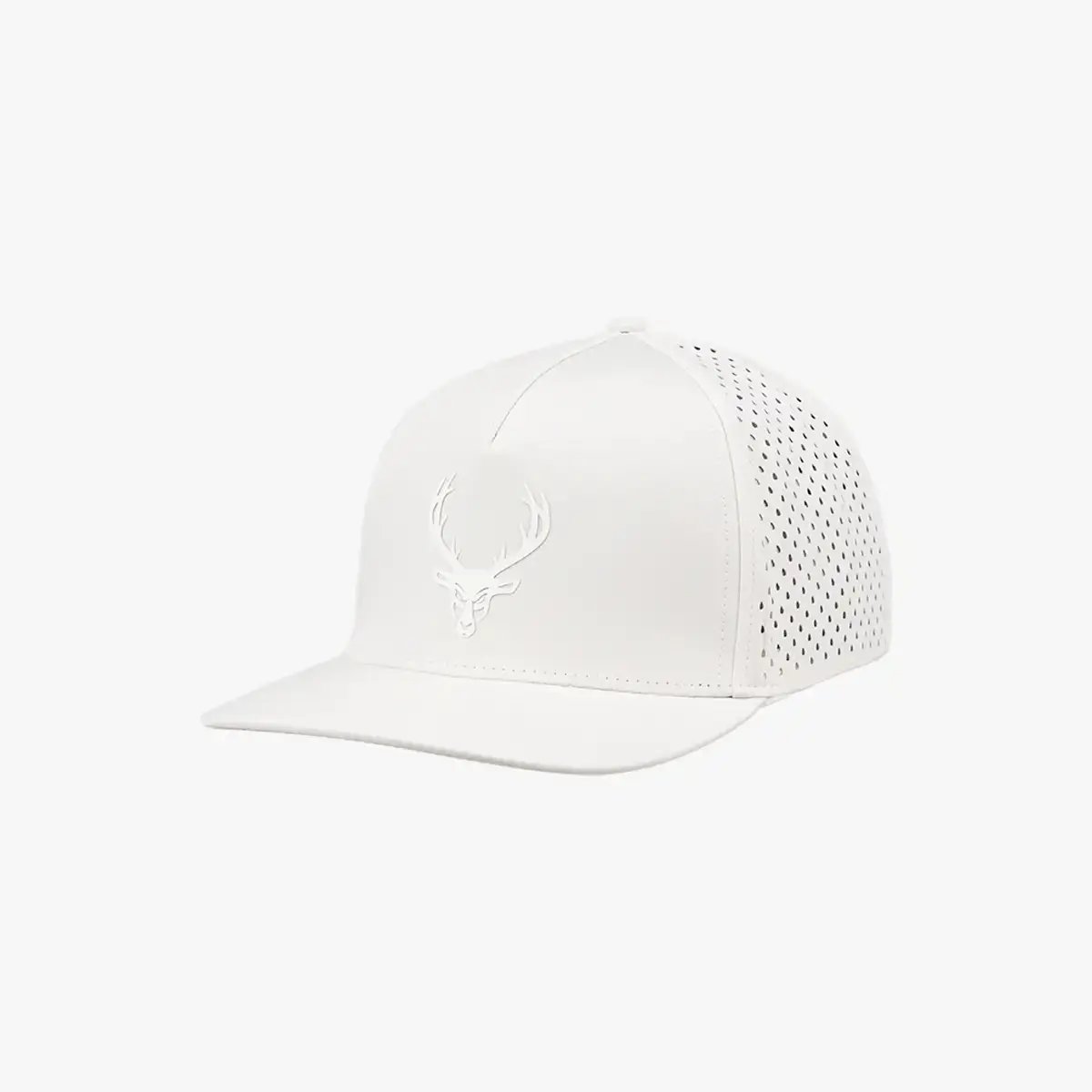 Premium Series Hat - Monochrome - Color - Off White | White Buck Logo