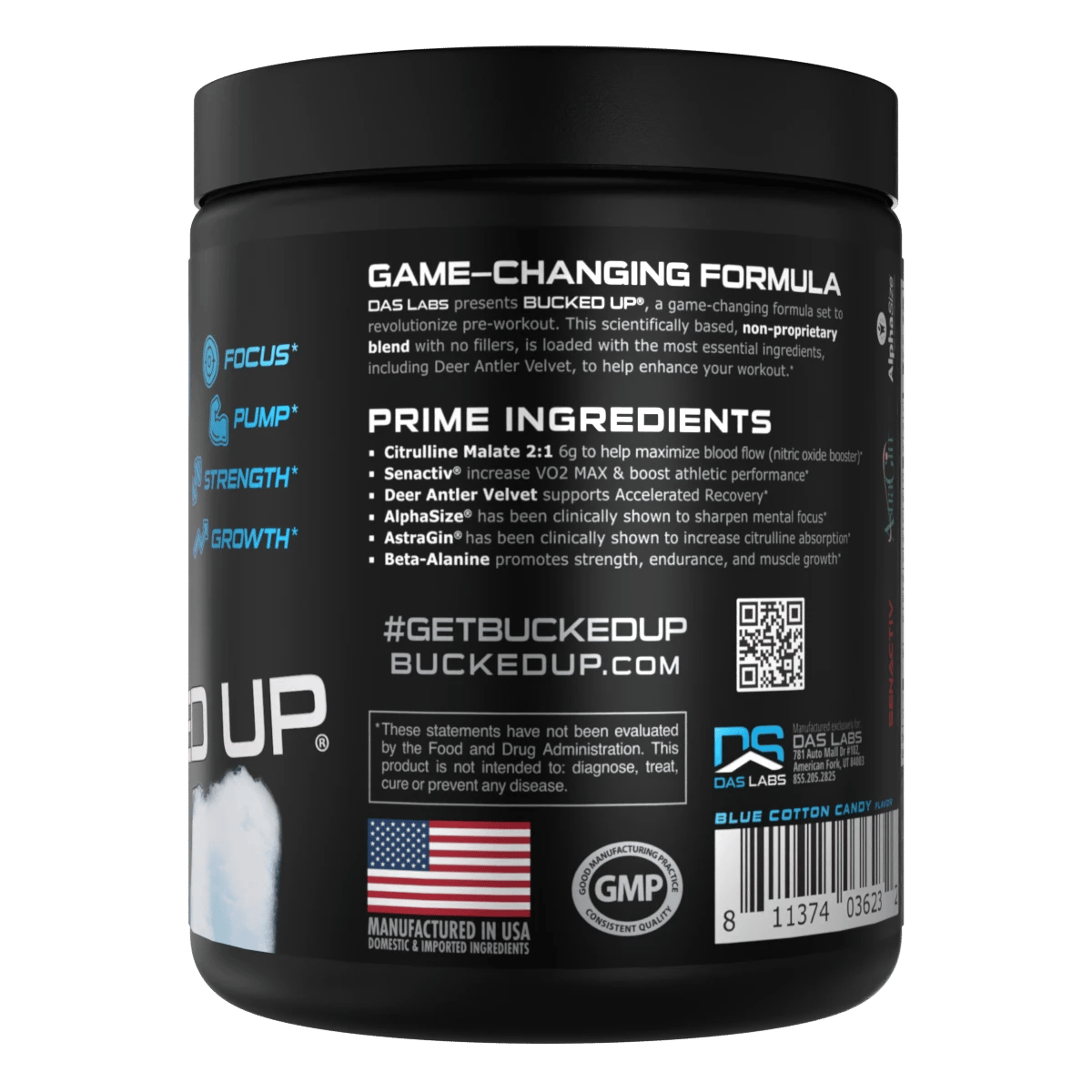 pom pom raz flavor LAST CHANCE FLAVORS - Bucked Up Pre-Workout main image 1