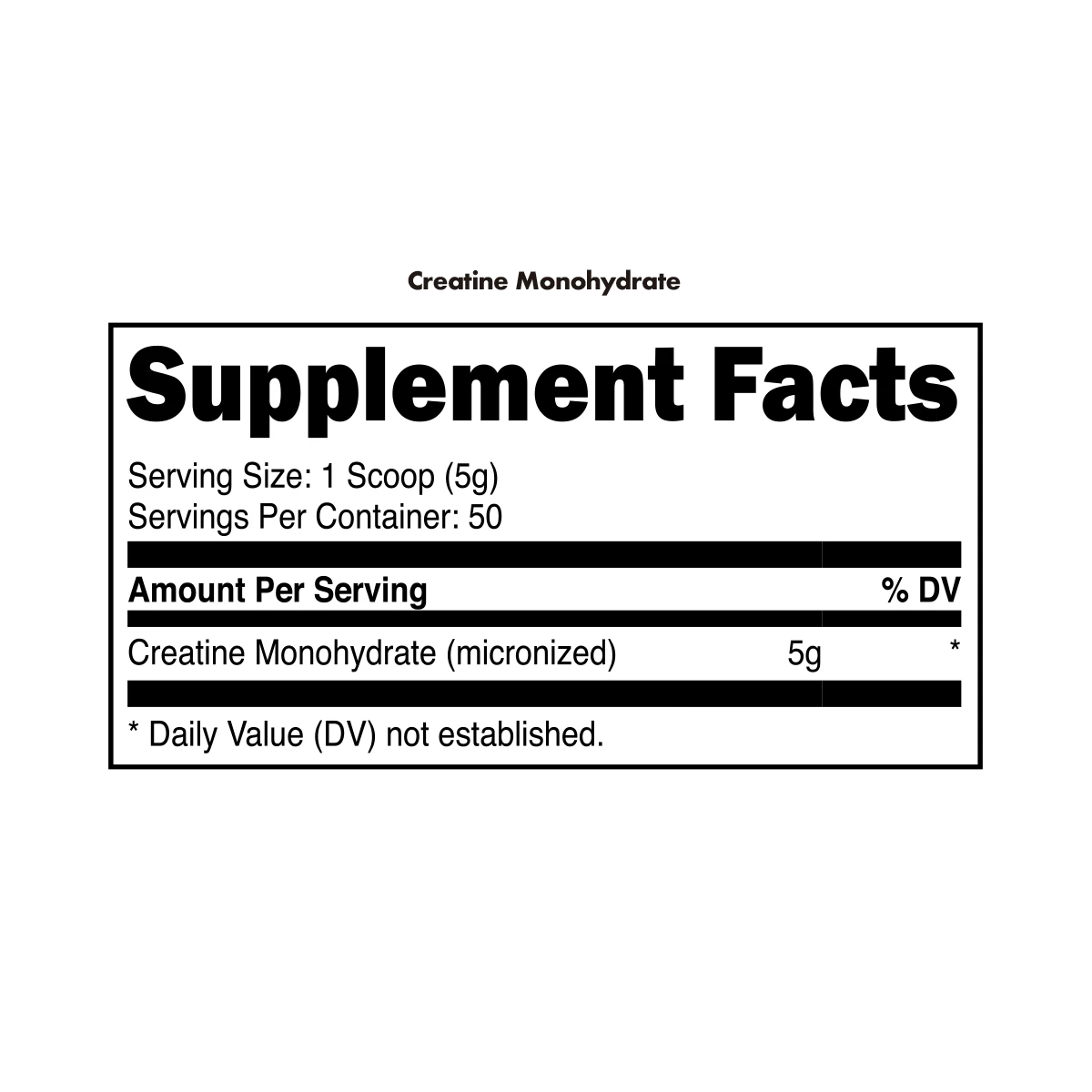 Image of Creatine Monohydrate - Flavor - Unflavored (Original)