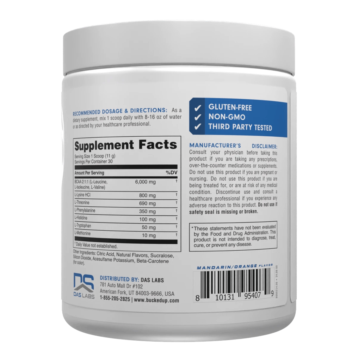 Image of Essential Amino Acids - Flavor - Mandarin