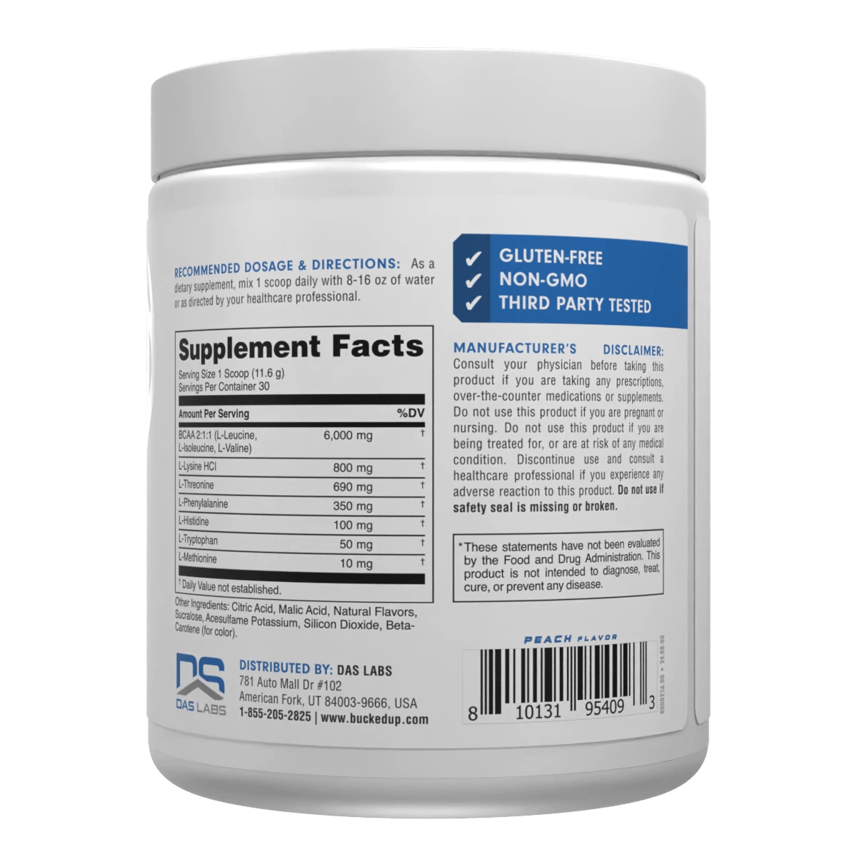 Image of Essential Amino Acids - Flavor - Peach