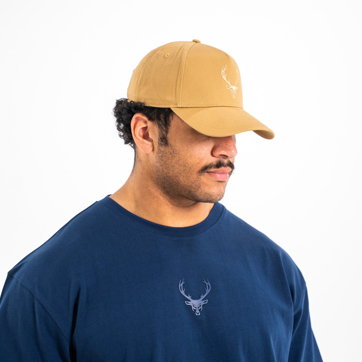Image of Baseball Snapback - A Frame - Color - Tan / Tan Logo - 2 / 5