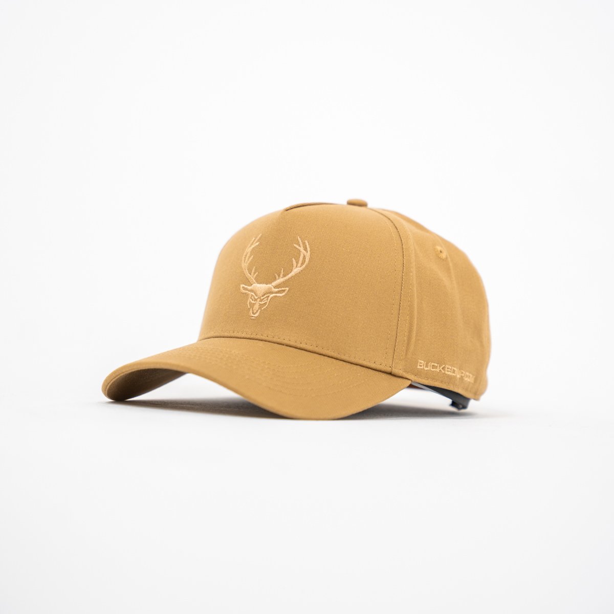 Image of Baseball Snapback - A Frame - Color - Tan / Tan Logo - 5 / 5