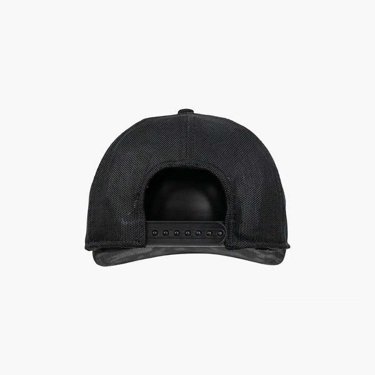Image of Freedom Trucker Hat - Color - All Black Camo/Black Mesh - Flag Logo