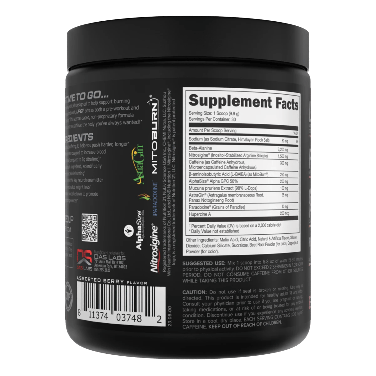 Image of LFG Burn Thermogenic Pre-Workout - Flavor - Berry (Assorted Berry) - 24 / 25