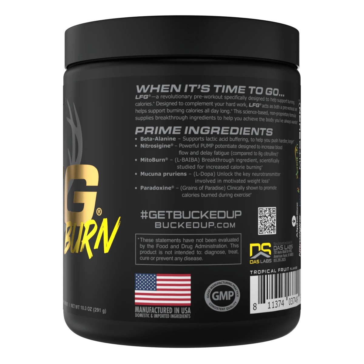 Image of LFG Burn Thermogenic Pre-Workout - Flavor - Tropical (Tropical Fruit)
