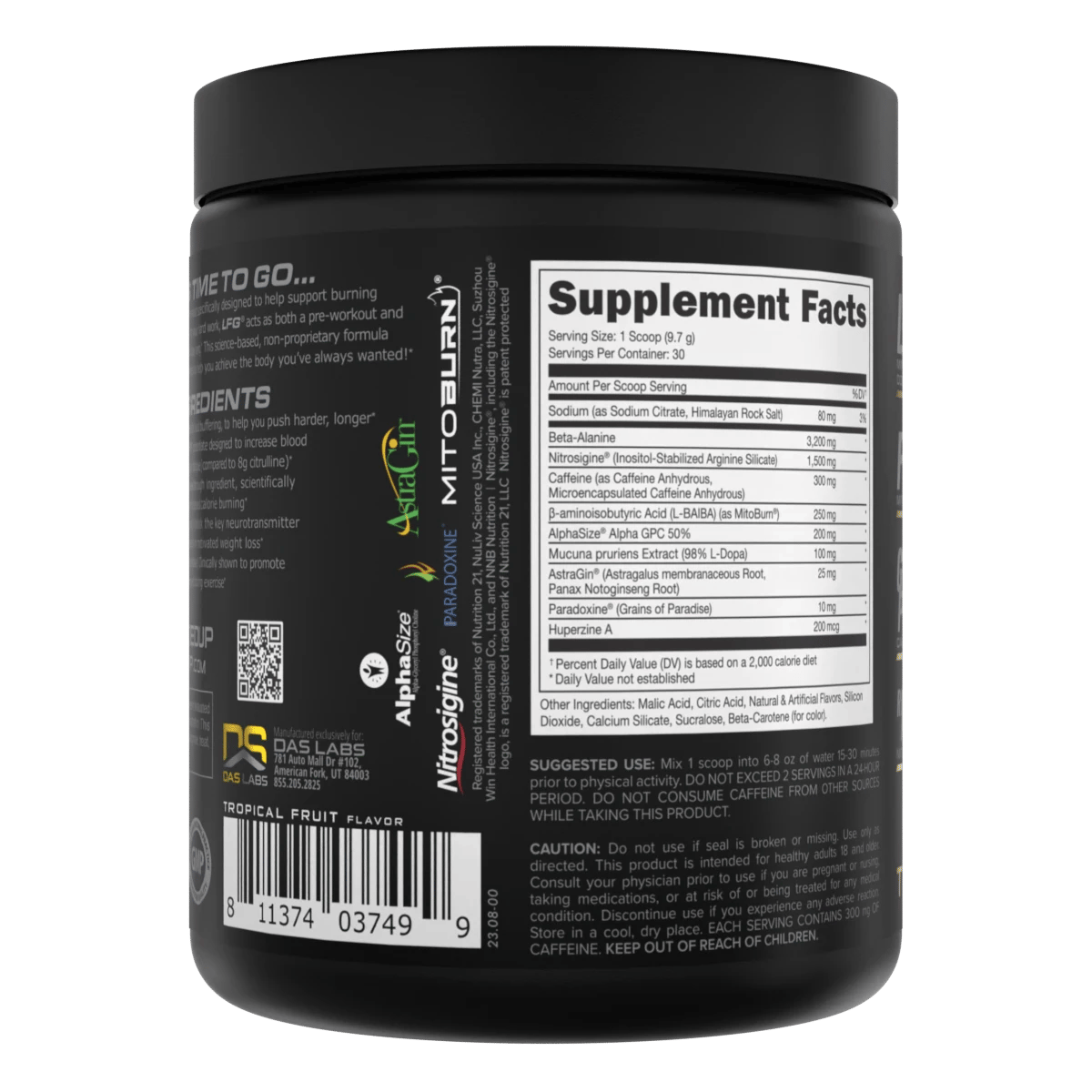 Image of LFG Burn Thermogenic Pre-Workout - Flavor - Tropical (Tropical Fruit)
