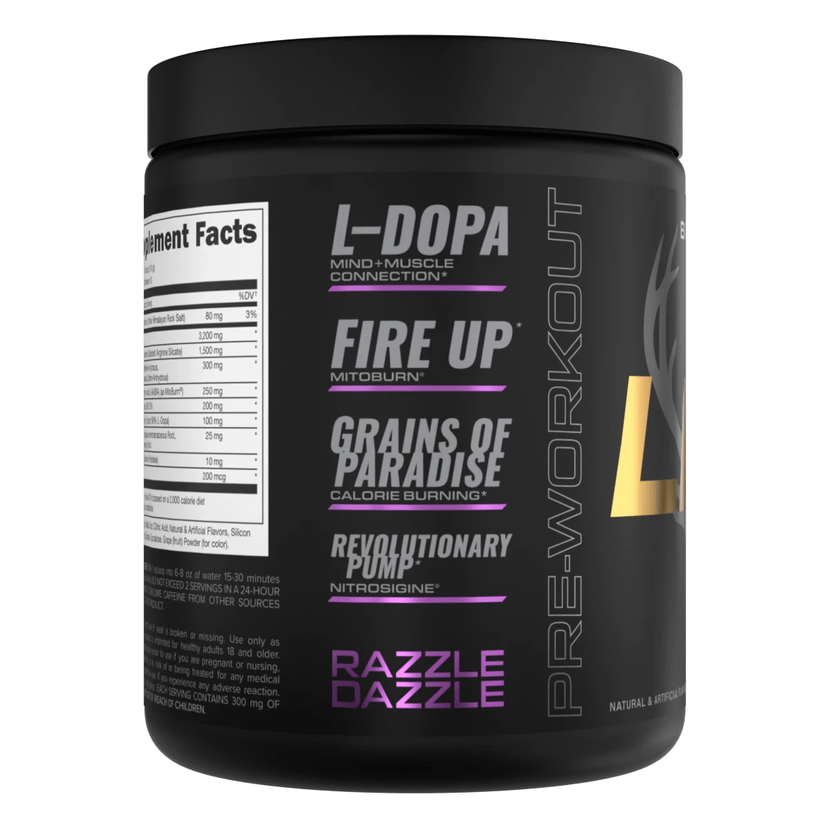 Image of LFG Burn Thermogenic Pre-Workout - Flavor - Razzle Dazzle (Purple/Blue Raspberry)