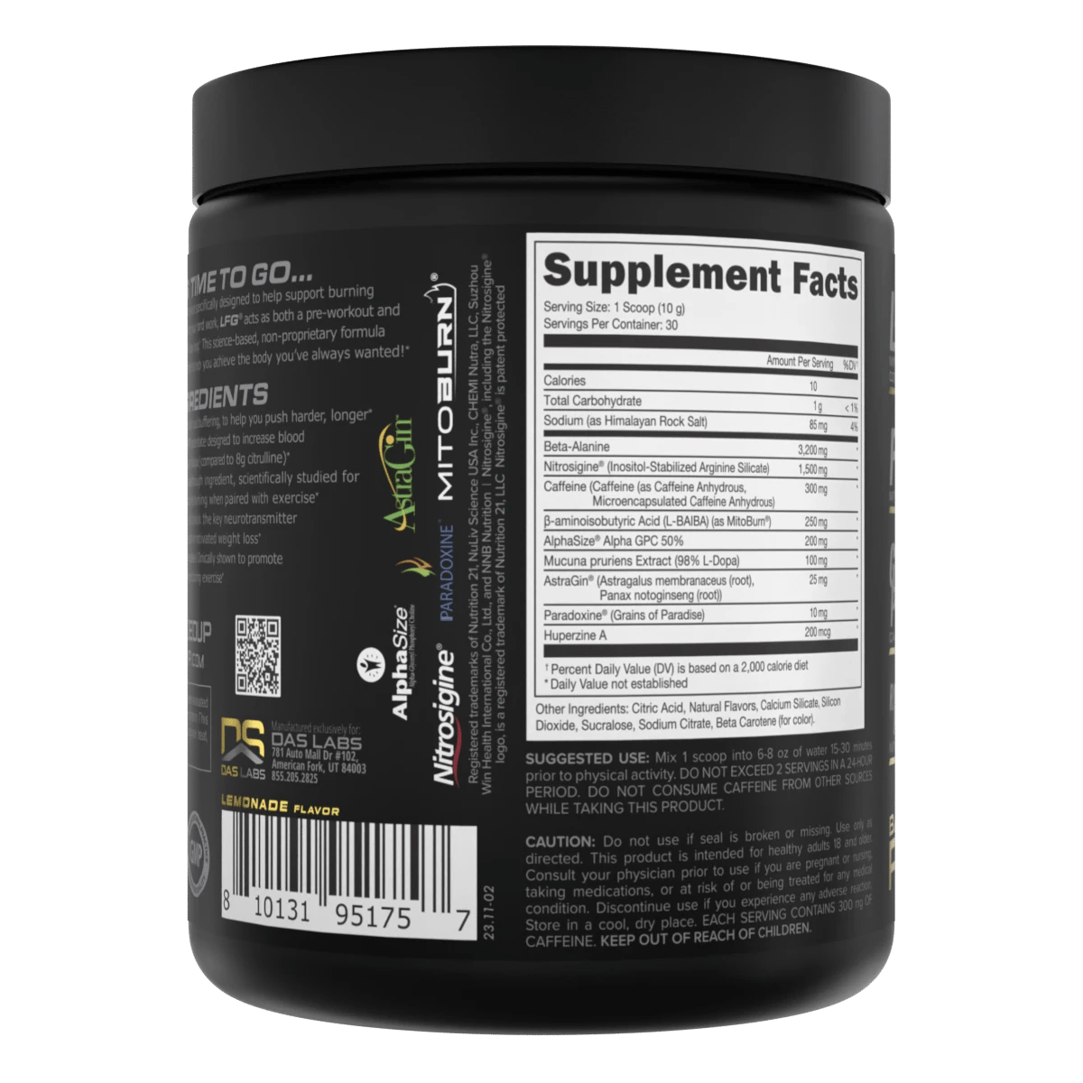 Image of LFG Burn Thermogenic Pre-Workout - Flavor - BKFC - Bare Knuckle Punch (Lemonade) - 19 / 25
