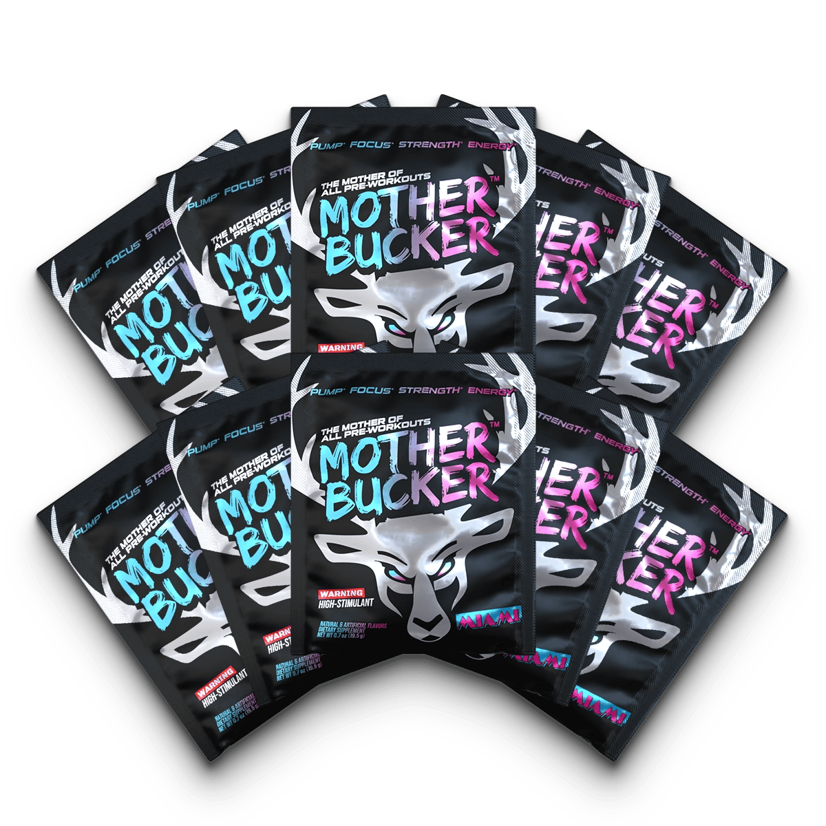 Image of Mother Bucker Stick Packs - Flavors - Miami - 4 / 5