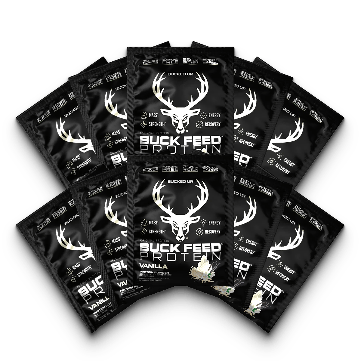 Image of Buck Feed Original Protein - Sample Packs - Flavor - Vanilla