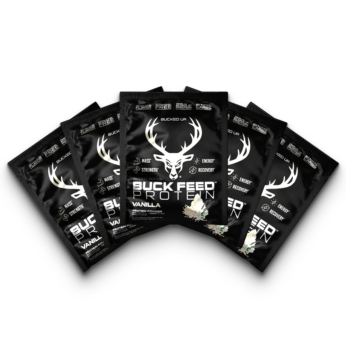 Image of Buck Feed Original Protein - Sample Packs - Flavor - Vanilla