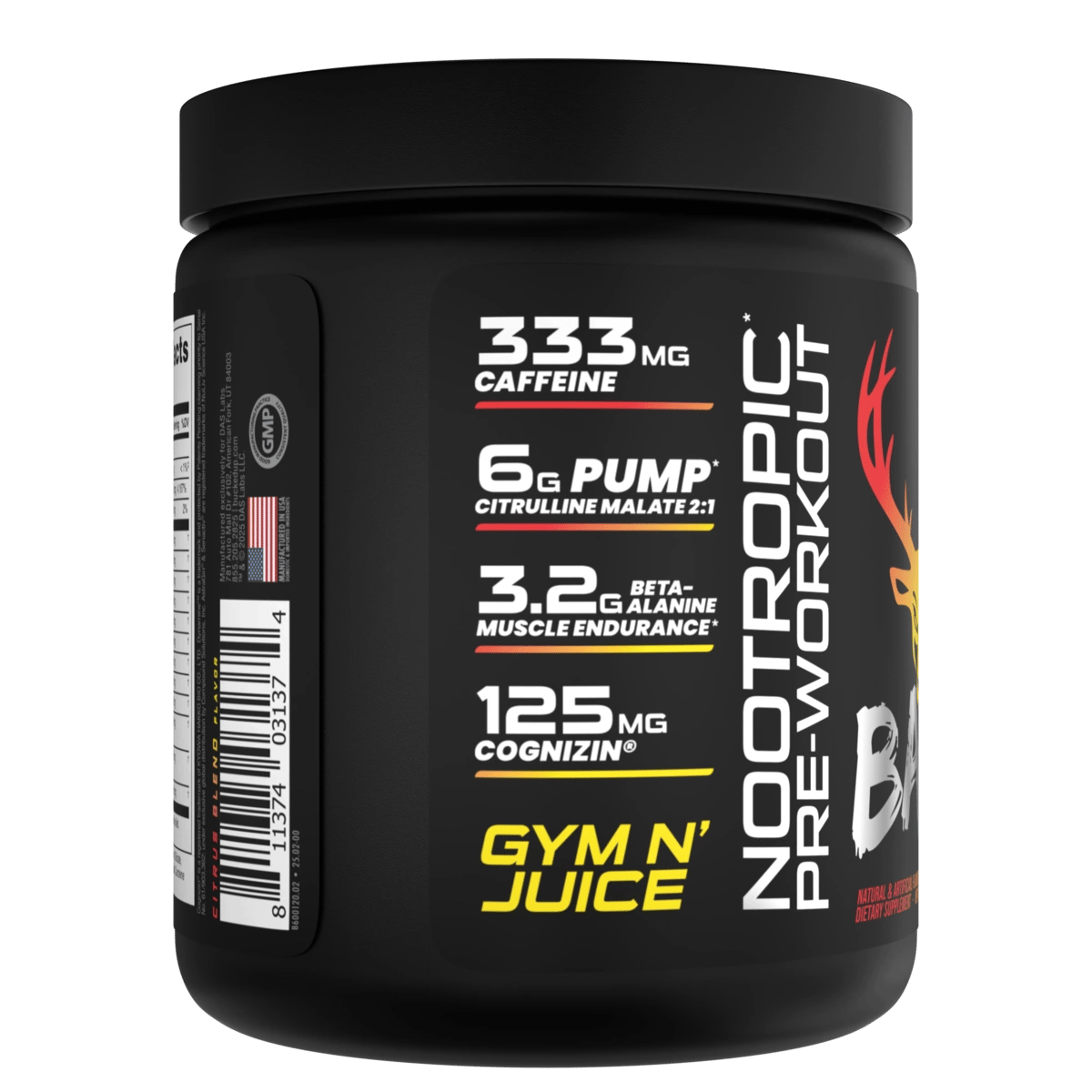 Image of BAMF - High Stimulant Nootropic Pre-Workout - Flavor - Gym N Juice (Citrus Blend) - 3 / 5
