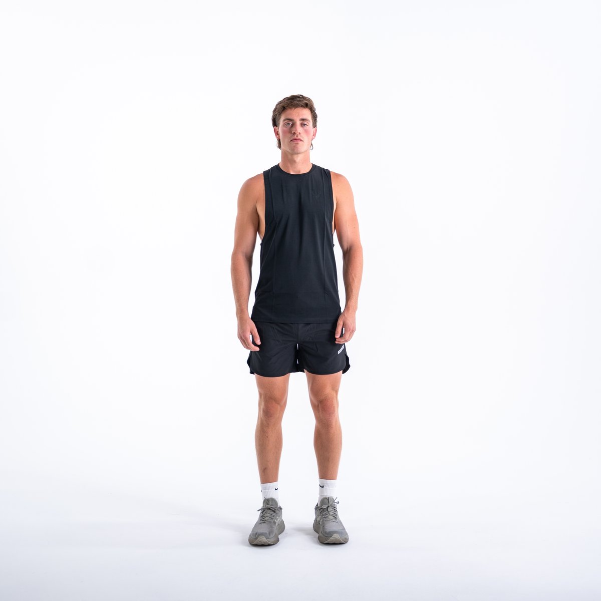 Image of Get Pumped Tank - Color - Black - Black Logo - 2 / 4