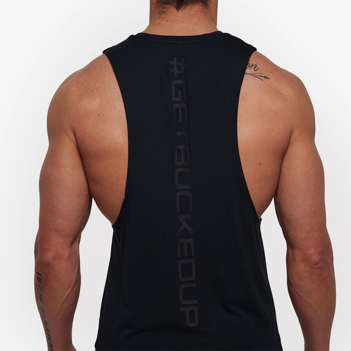 Image of Get Pumped Tank - Color - Black - Black Logo