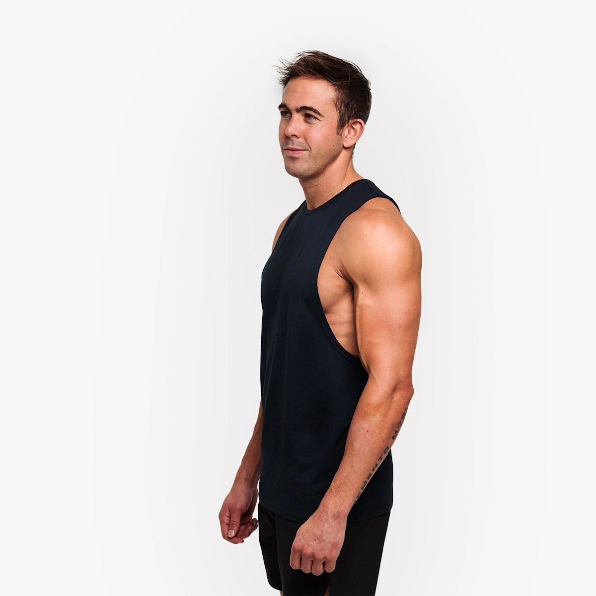 Get Pumped Tank - Color - Black - Black Logo