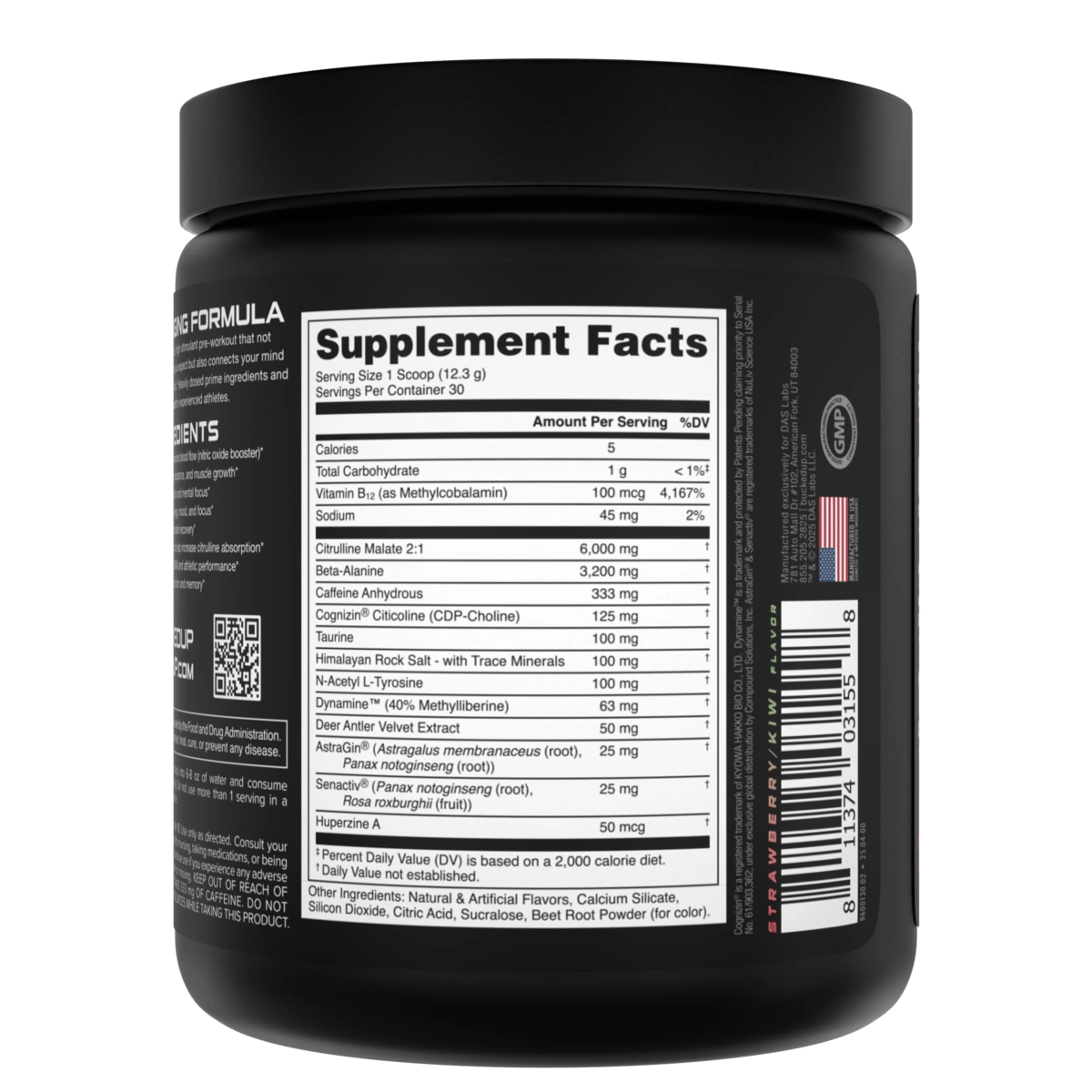 Image of BAMF - High Stimulant Nootropic Pre-Workout - Flavor - Kiwi Do You Love Me? (Strawberry Kiwi)