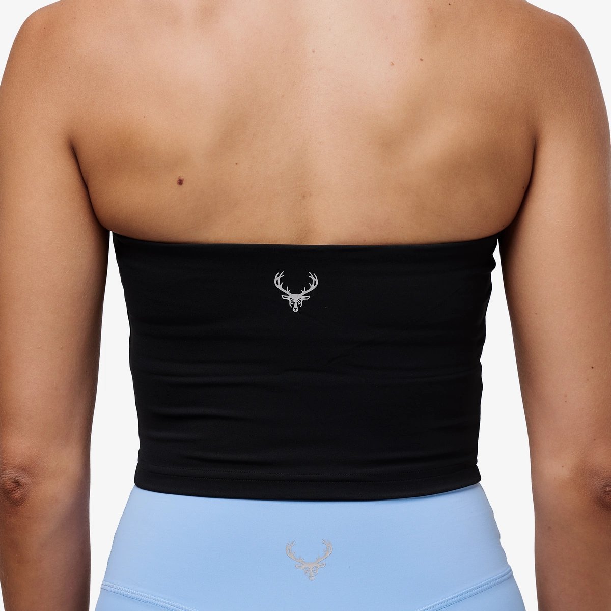 Image of Elevate Halter Tank - Color - Black - Silver Logo
