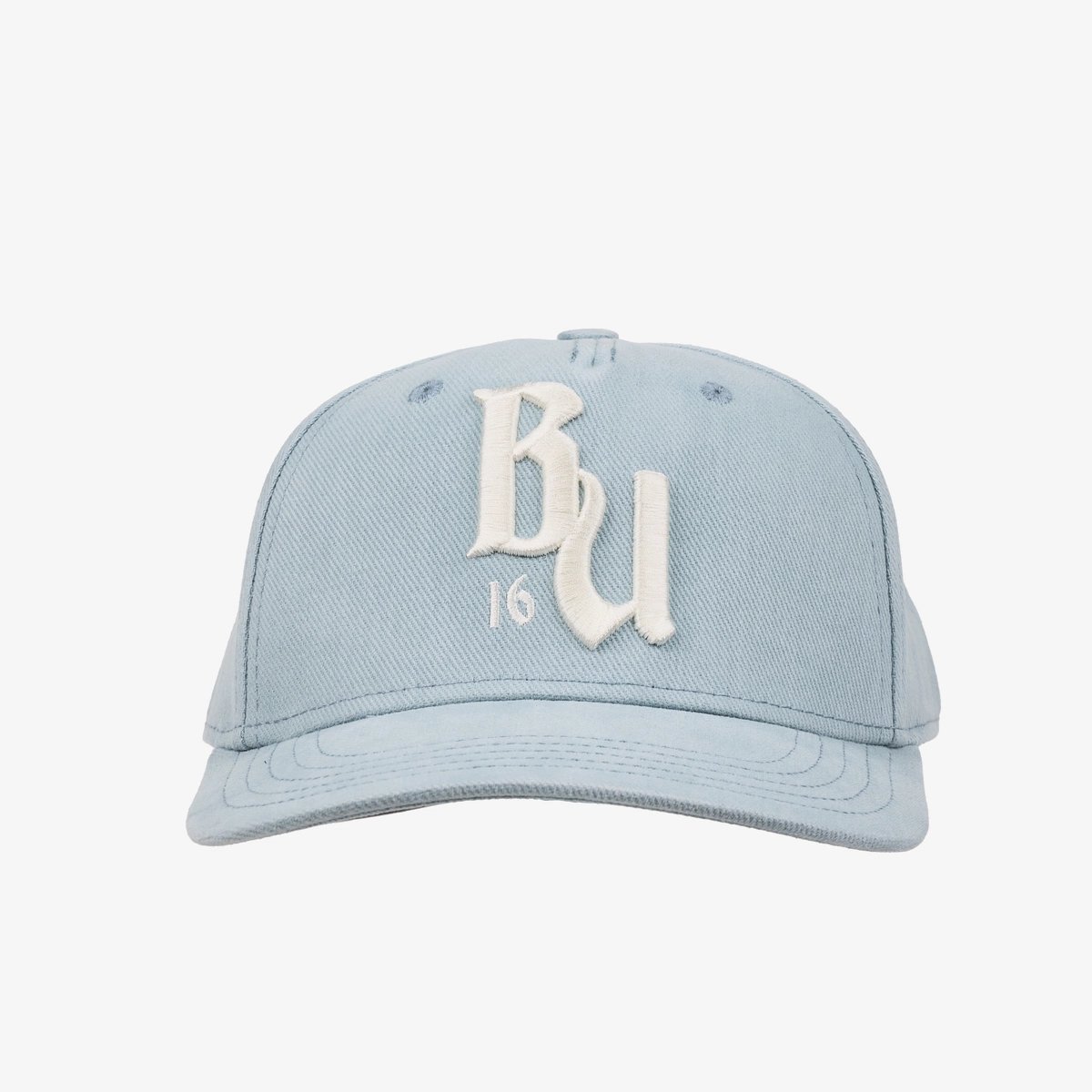 Image of BU Baseball Hat - Color - Faded Blue | White Logo