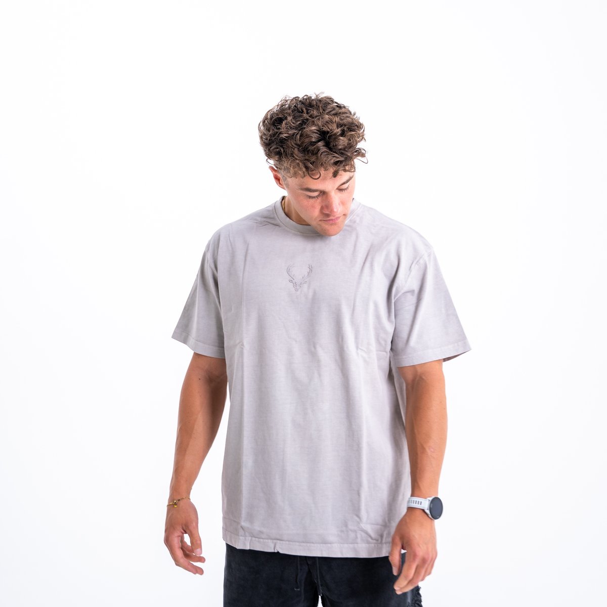 Heavyweight Pump Cover T-Shirt - Color - Cloud Gray / Gray Color