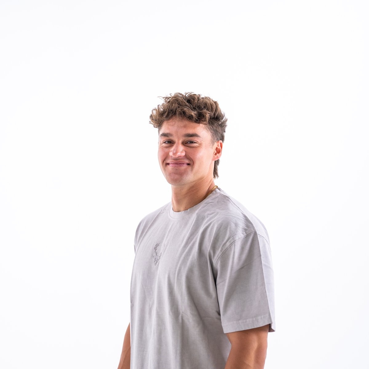 Image of Heavyweight Pump Cover T-Shirt - Color - Cloud Gray / Gray Color - 3 / 4