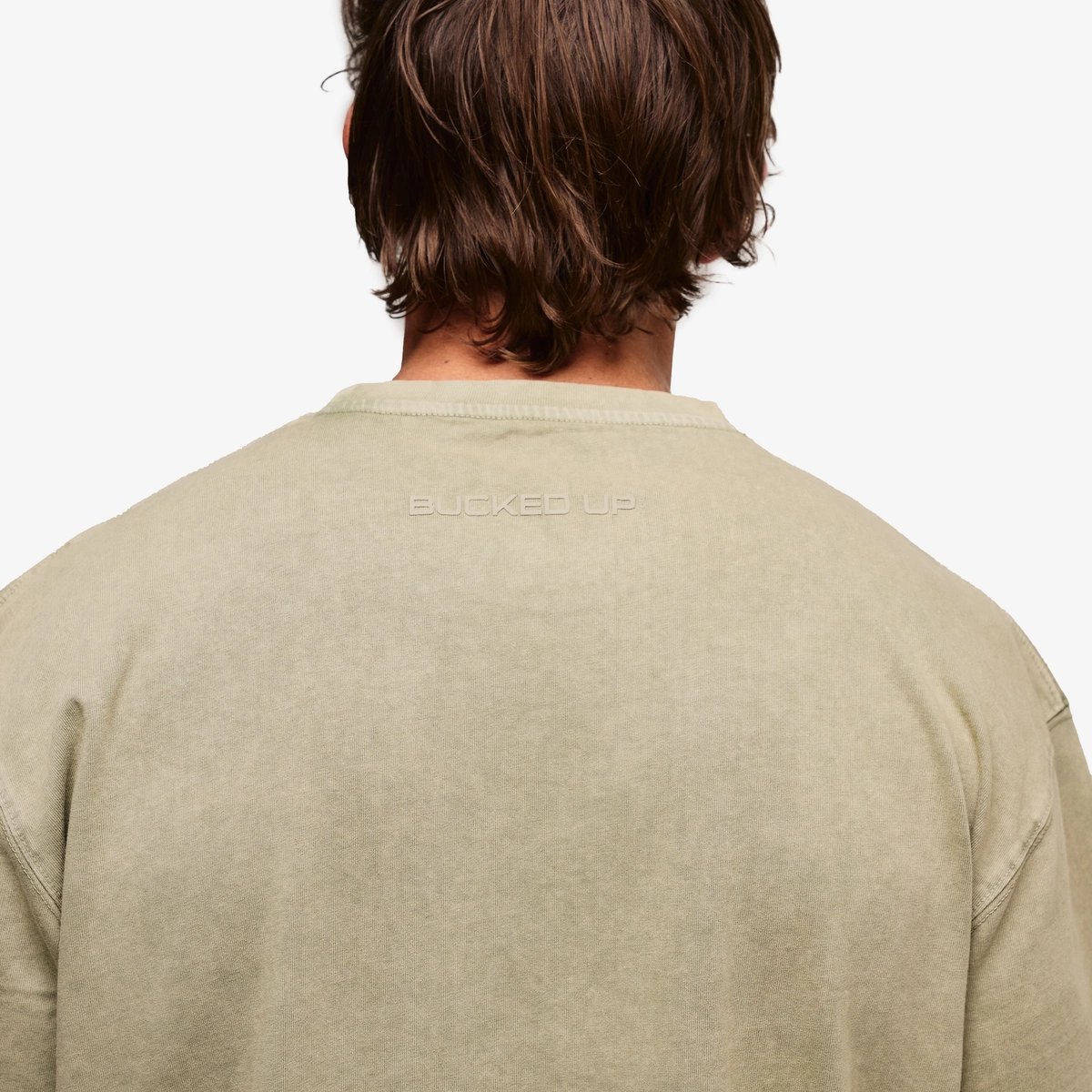 Image of Heavyweight Pump Cover T-Shirt | Last Chance! - Color - Basil / Green Logo