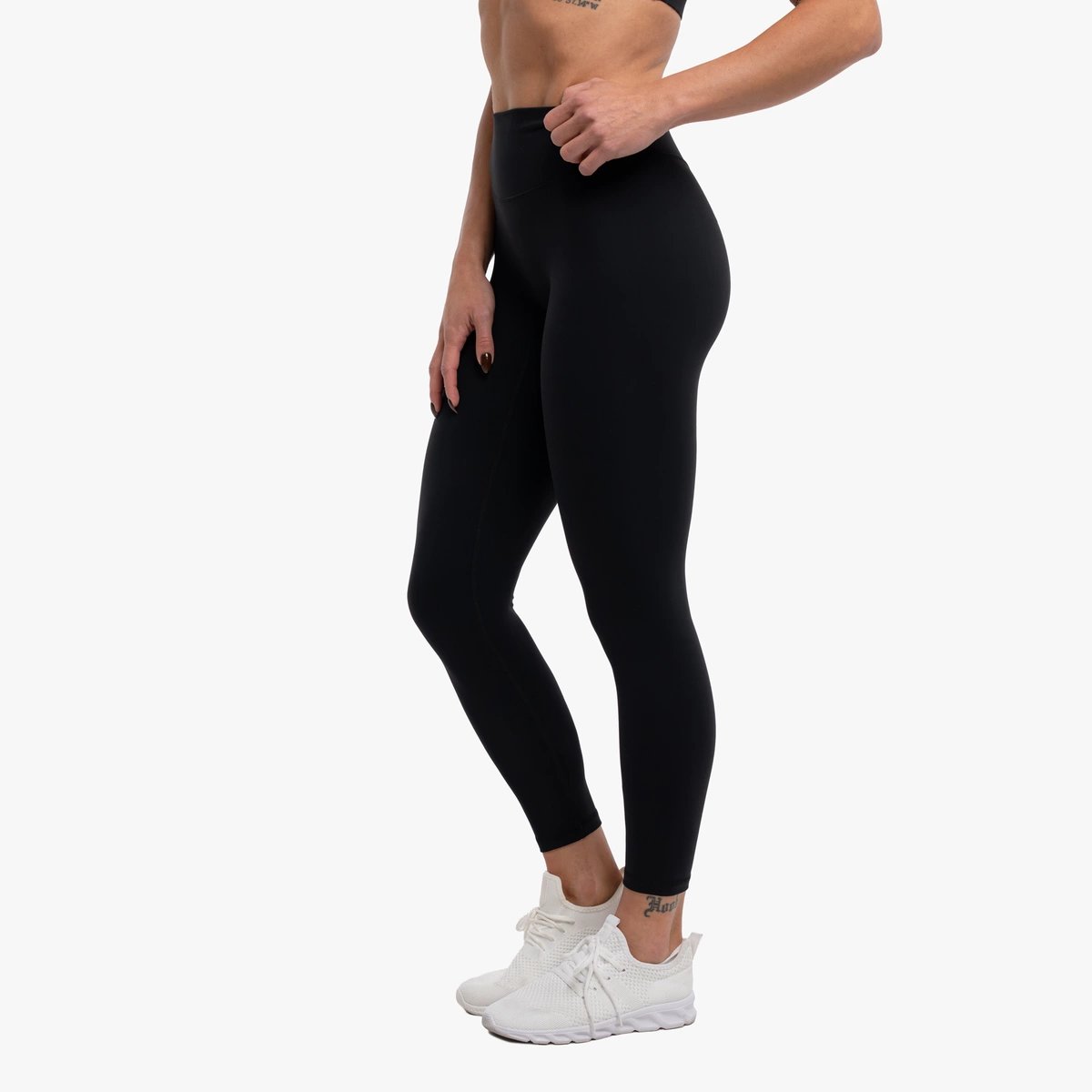 Image of Babe Compression Leggings - Color - Black - Black Logo