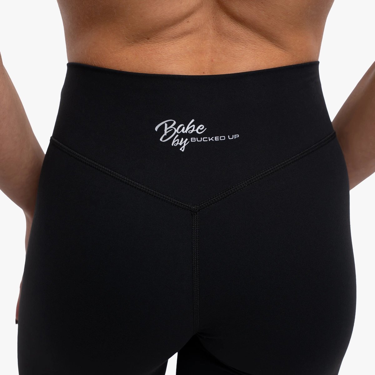 Image of Babe Compression Leggings - Color - Black - Black Logo