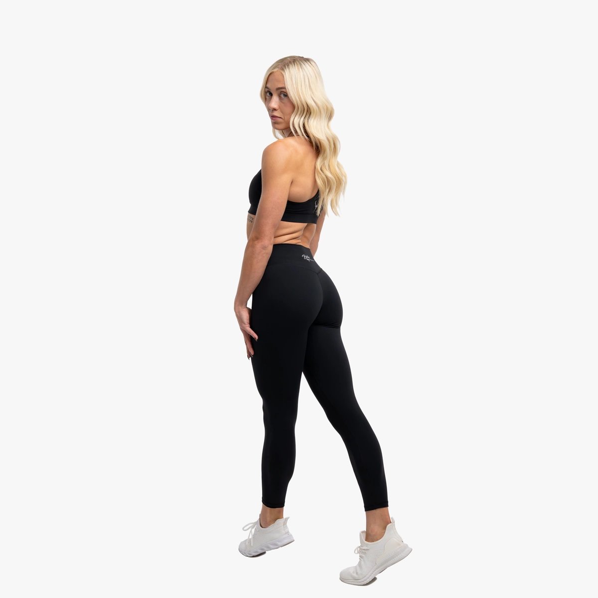 Image of Babe Compression Leggings - Color - Black - Black Logo