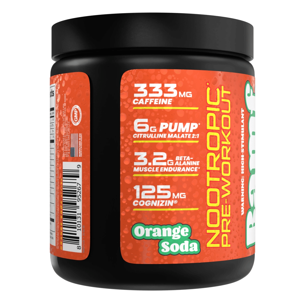 Image of LAST CHANCE FLAVORS - BAMF High Stimulant Nootropic Pre-Workout - Flavor - Orange Soda
