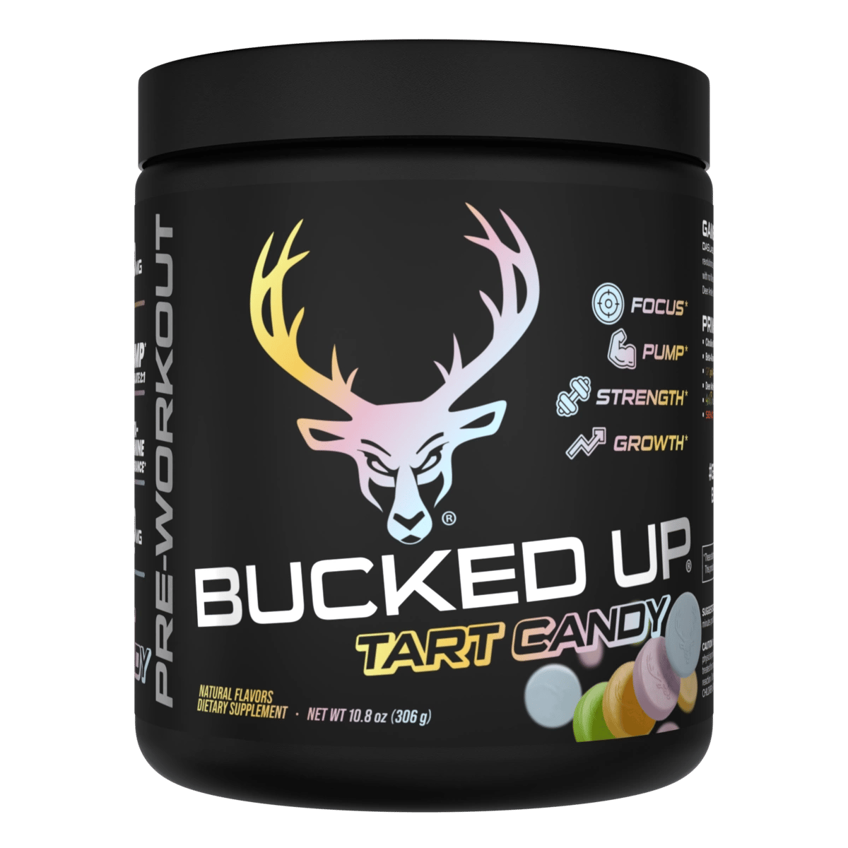 Image of LAST CHANCE FLAVORS - Bucked Up Pre-Workout - Flavor - Tart Candy