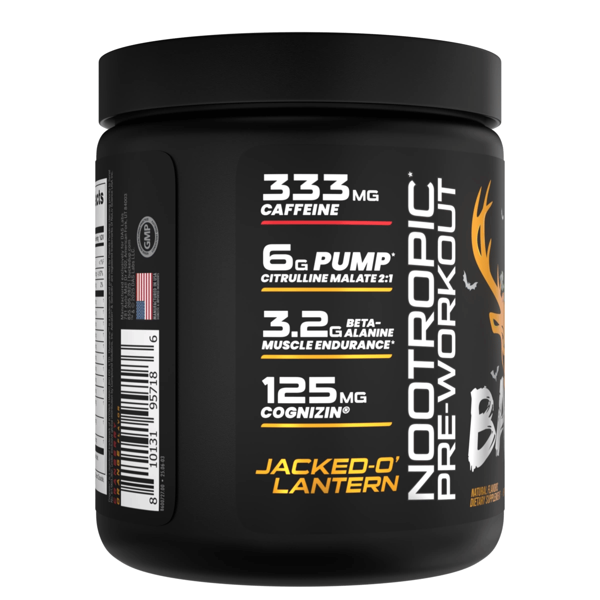 Image of LAST CHANCE FLAVORS - BAMF High Stimulant Nootropic Pre-Workout - Flavor - Jacked-O-Lantern