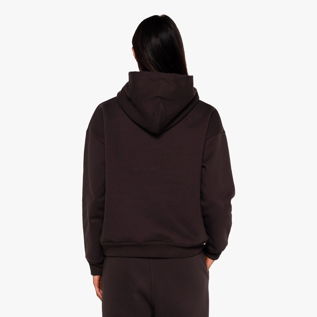 Image of Rosewood Hoodie - Color - Brown - White Logo - 3 / 6