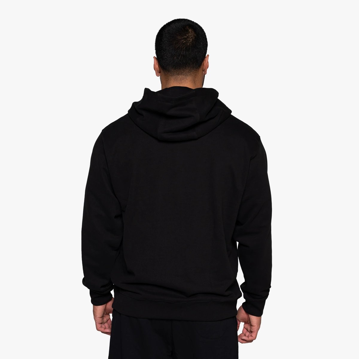 Image of Heavyweight Hoodie - Color - Black - Black Logo