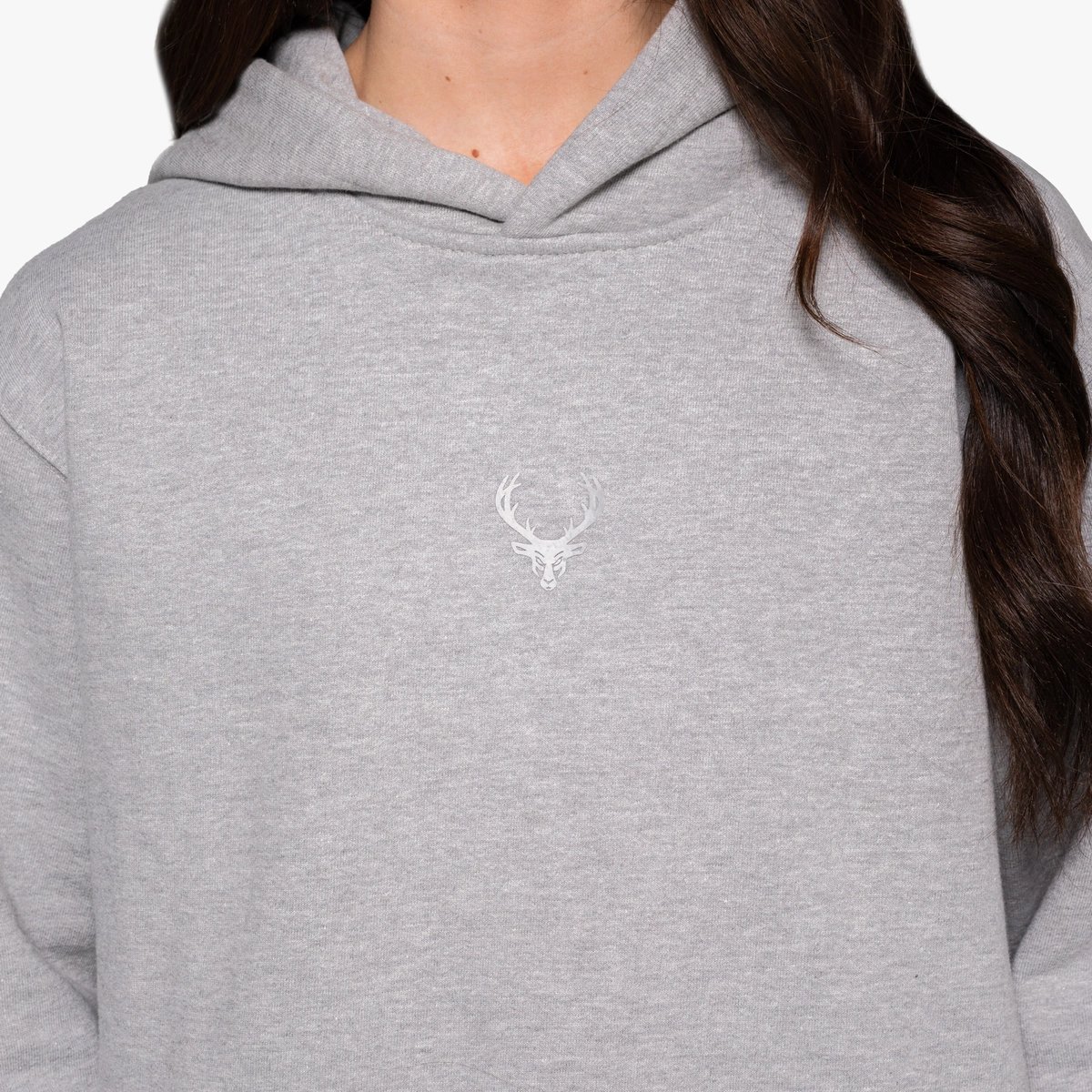 Image of Heavyweight Hoodie - Color - Gray - Gray Logo - 12 / 24